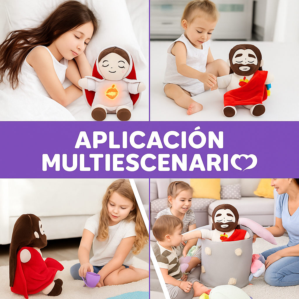 Peluche Cristiano con Efecto Respiración