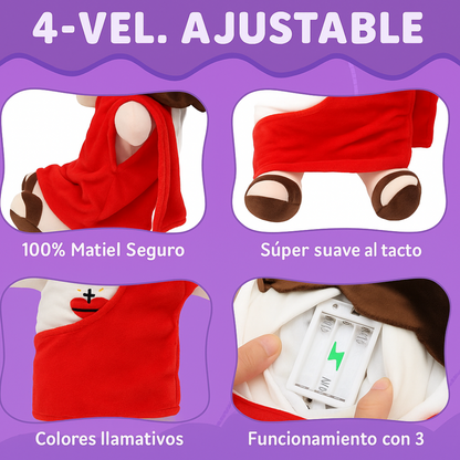 Peluche Cristiano con Efecto Respiración