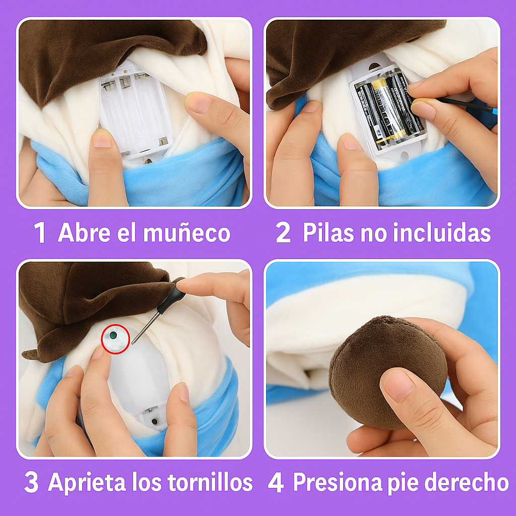 Peluche Cristiano con Efecto Respiración
